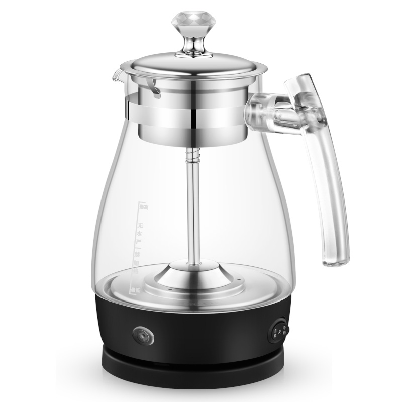 煮茶器 黑茶煮茶壶全自动保温蒸茶壶玻璃蒸汽喷淋式养生壶电动煮水壶